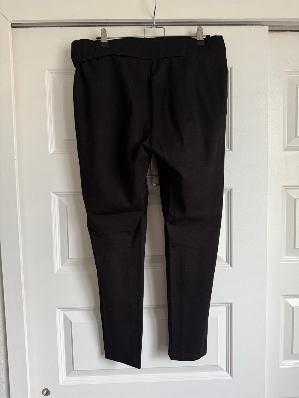 Black XL Ponte pants with Stretch - Picture 3 of 5